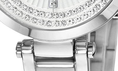 Shop Porsamo Bleu Natalie Bracelet Watch, 36mm In Silver