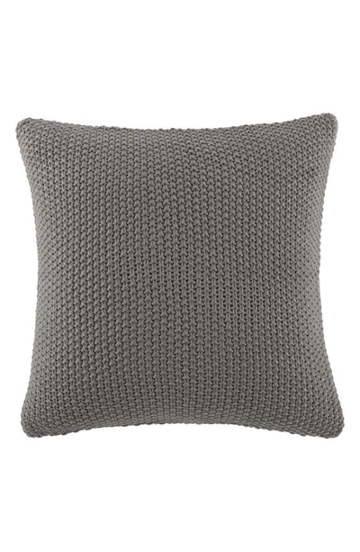 Shop Ienjoy Home Acrylic Knit Throw Pillow In Gray