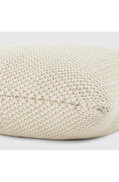 Ienjoy Home Acrylic Knit Throw Pillow In Natural