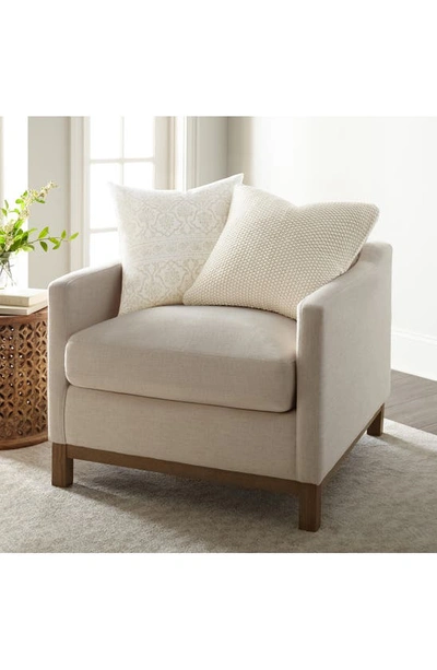 Ienjoy Home Acrylic Knit Throw Pillow In Natural