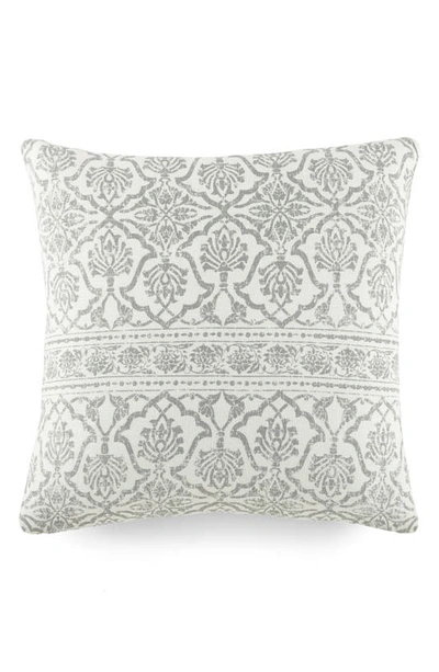 Ienjoy Home Antique Floral Cotton Throw Pillow In Arctic