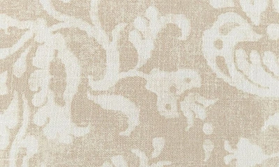 Ienjoy Home Distressed Floral Cotton Throw Pillow In Natural