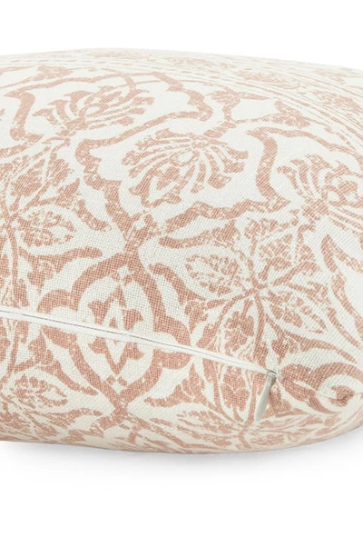 Shop Ienjoy Home Antique Floral Cotton Throw Pillow In Rose