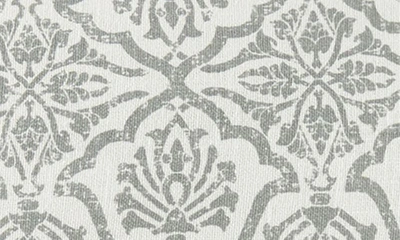 Ienjoy Home Antique Floral Cotton Throw Pillow In Arctic