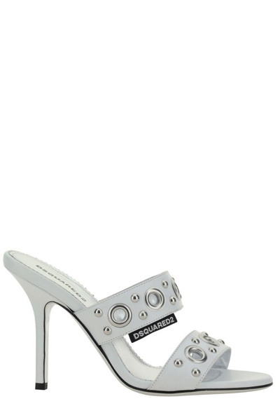 Shop Dsquared2 Gothic Rock Style Sandals In White