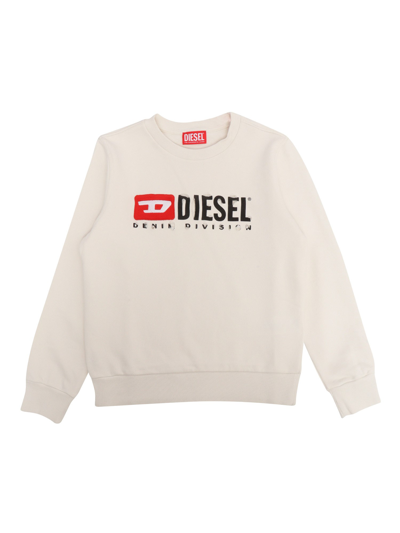 Shop Diesel Sweatshirt In Gray