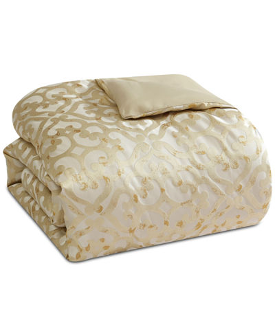 Shop Hallmart Collectibles Caroline 14-pc. Comforter Set, Queen In Gold