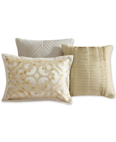 Hallmart Collectibles Caroline 14 Pc. Comforter Set In Gold