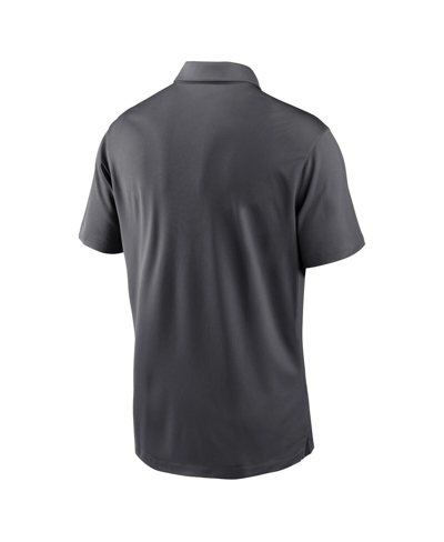 Shop Nike Men's  Anthracite Kansas City Chiefs Super Bowl Lviii Performance Patch Polo Shirt