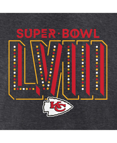 Shop Fanatics Men's  Heather Charcoal Kansas City Chiefs Super Bowl Lviii Local Team T-shirt