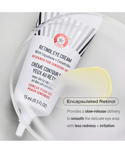First Aid Beauty Retinol Eye Cream With Squalane + Ceramides, 0.5 Oz. In No Color