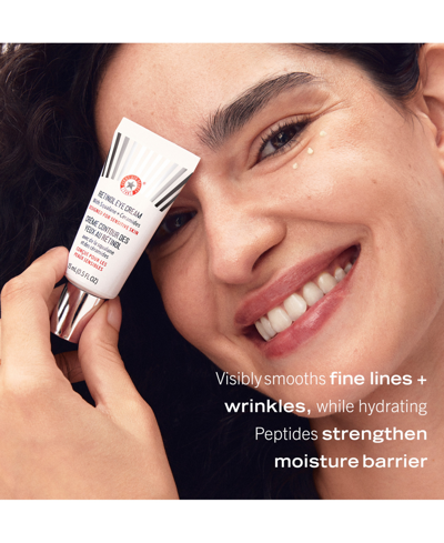 First Aid Beauty Retinol Eye Cream With Squalane + Ceramides, 0.5 Oz. In No Color