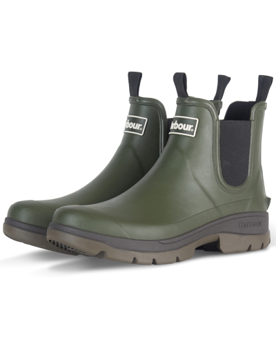 Barbour Nimbus Ankle Rain Boots In Olive