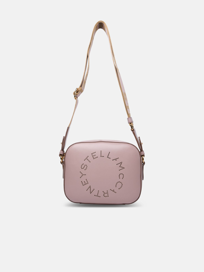 Shop Stella Mccartney 'camera Bag' Pink Vegan Leather Crossbody Bag