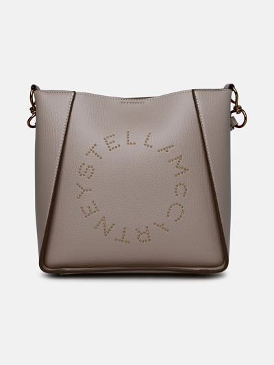 Shop Stella Mccartney Beige Faux Leather Bag