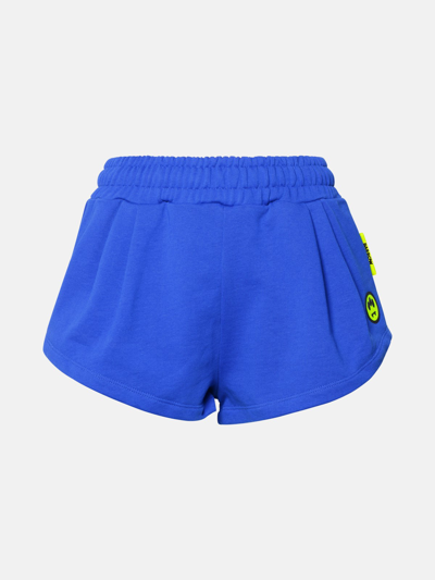 Shop Barrow Blue Cotton Shorts