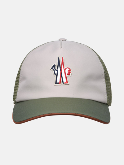 Shop Moncler Green Nylon Hat