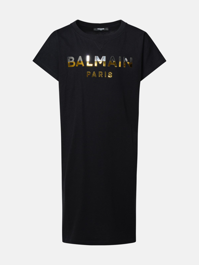 Shop Balmain Logo M/c Logo In Black
