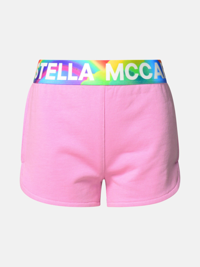 Shop Stella Mccartney Pink Cotton Shorts