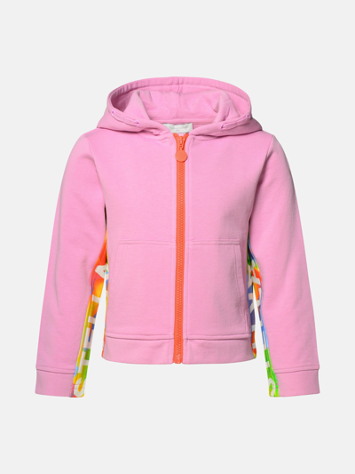 Shop Stella Mccartney Pink Cotton Sweatshirt