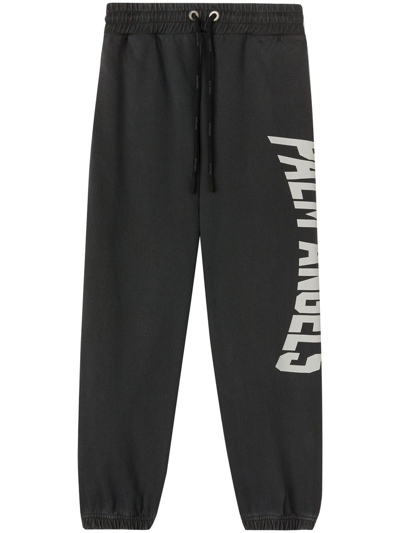 Shop Palm Angels City Sports Trousers In Grey