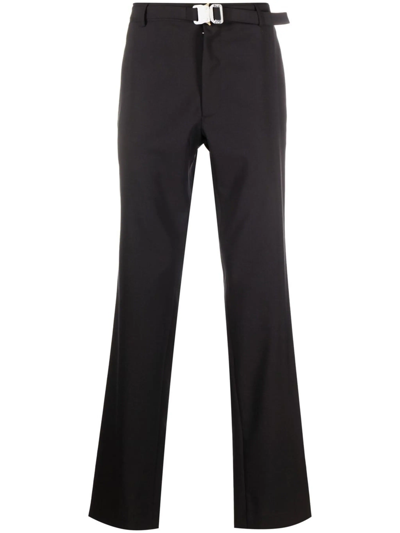 Shop Alyx Straight Trousers With Belt In Black