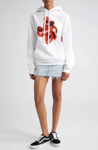Noon Goons X Disney Goofball Fleece Graphic Hoodie In White