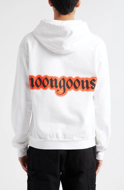 Noon Goons X Disney Goofball Fleece Graphic Hoodie In White