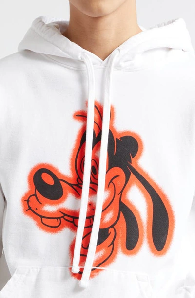Noon Goons X Disney Goofball Fleece Graphic Hoodie In White