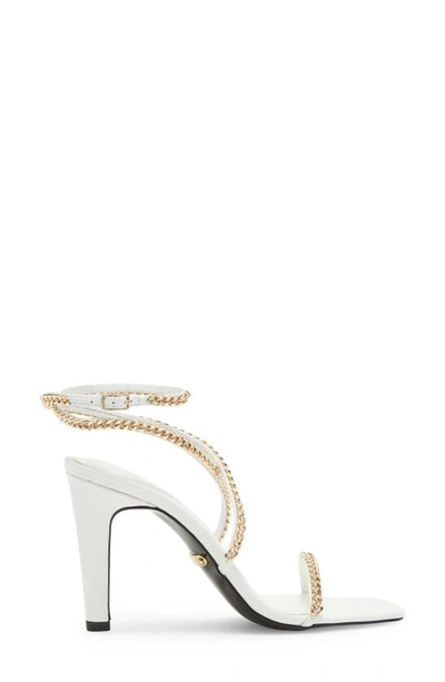 Shop Rebecca Minkoff Edie Chain Strappy Sandal In White