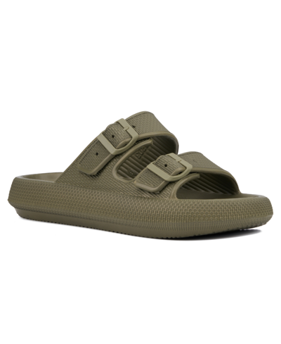 Shop X-ray Men's Footwear Kobe Slip On Slides In Olive