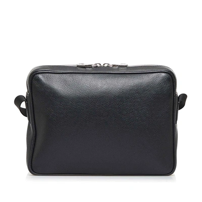 Pre-owned Louis Vuitton Black Taiga Outdoor Messenger Crossbody Bag ()