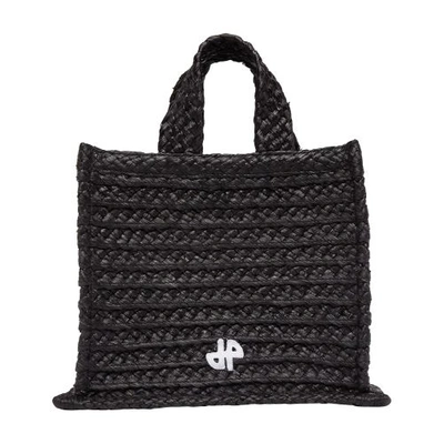 Shop Patou Small  Tote Bag In Black