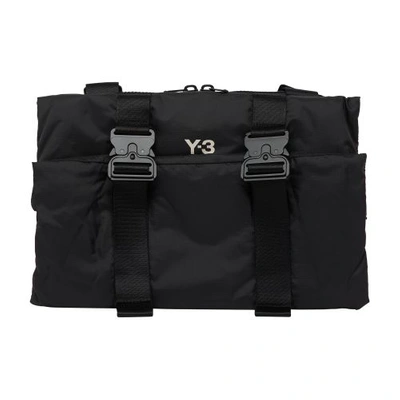 Shop Y-3 Cn X Shoulder Bag In Black