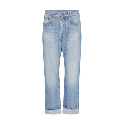 Shop Victoria Beckham Victoria Jeans In 90_s_mid_blue_wash