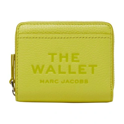 Shop Marc Jacobs The Mini Compact Wallet In Limoncello