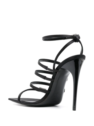 Shop Saint Laurent Sandals Shoes In Black