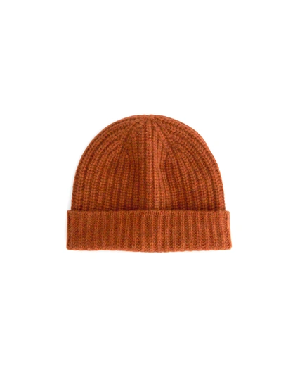 Alex Mill Cashmere Beanie In Heather Amber