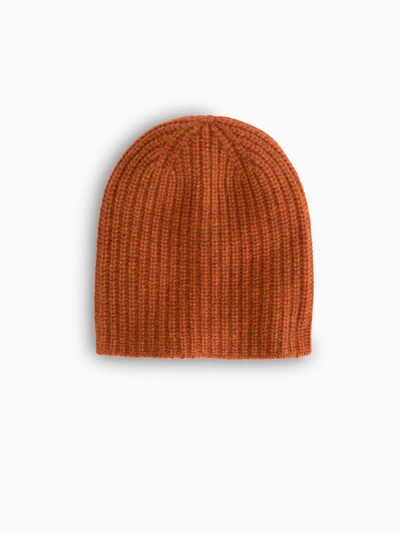 Alex Mill Cashmere Beanie In Heather Amber