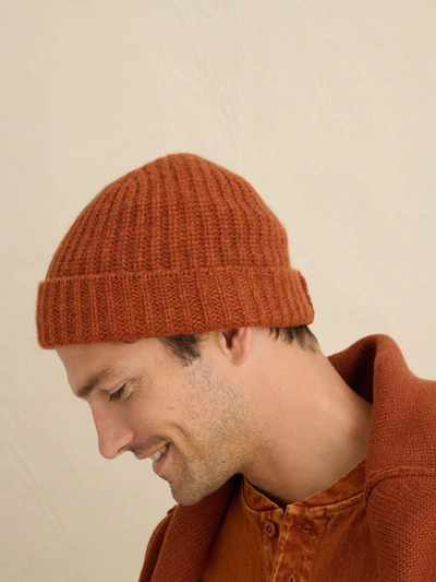 Shop Alex Mill Cashmere Beanie In Heather Amber