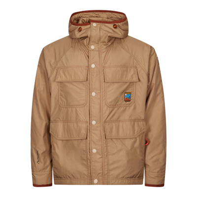 Shop Moncler Rutor Field Jacket In Beige