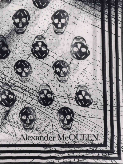 Shop Alexander Mcqueen Dragonfly Biker Foulard In Multicolour