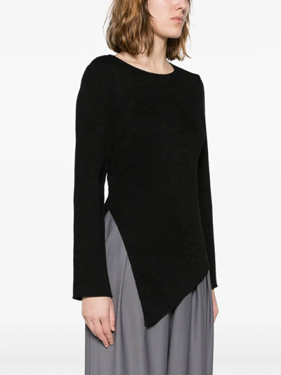 By Malene Birger Simone Asymmetric Blouse In Black