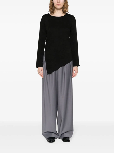 By Malene Birger Simone Asymmetric Blouse In Black