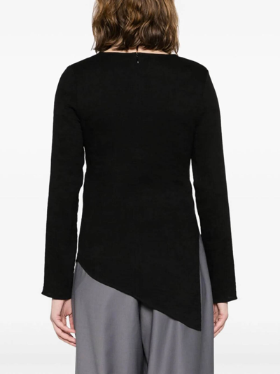 By Malene Birger Simone Asymmetric Blouse In Black
