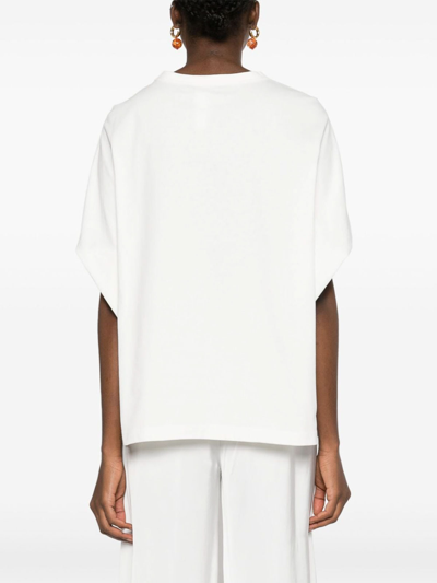 Shop Fabiana Filippi Camiseta - Blanco In White