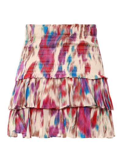 Shop Isabel Marant Minifalda - Multicolor In Multicolour
