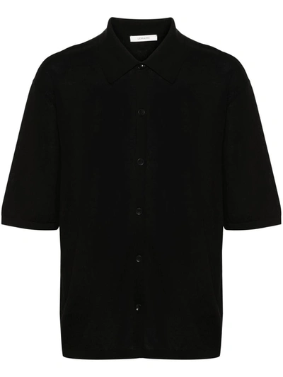 Shop Lemaire Shirt In Bk Black