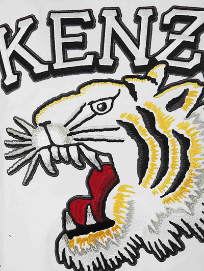 Shop Kenzo Tiger Varsity Loose T-shirt In White