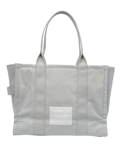 Shop Marc Jacobs The Large Tote Handbag In Grey